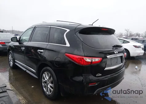2013 Infiniti Jx35 z USA, uszkodzony, nr VIN 5N1AL0MM4DC338722
